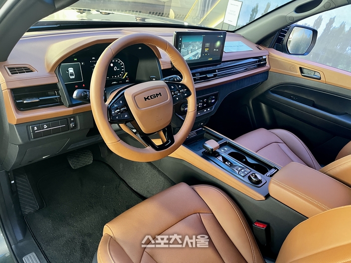 무쏘 그랜드 스타일 내부. 사진ㅣ위수정 기자 wsj0114@sportsseoul.com