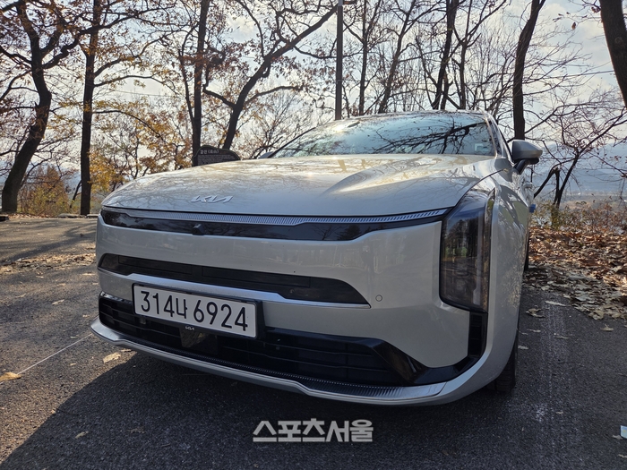 기아 더 뉴 K8 1.6 터보 하이브리드. 양평 | 원성윤 기자 socool@sportsseoul.com