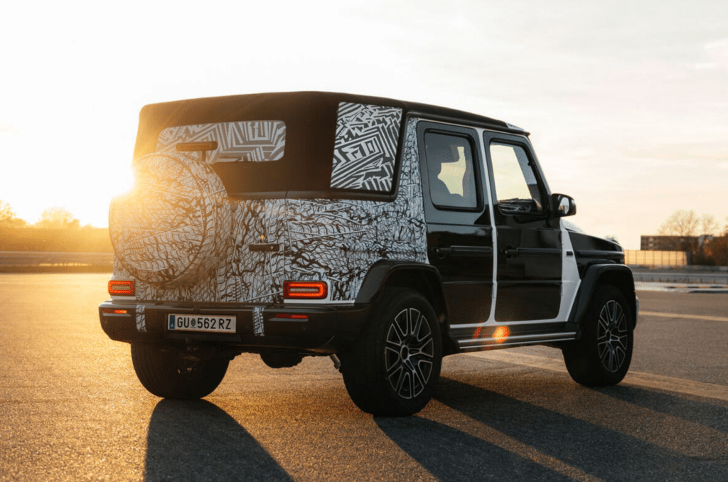 벤츠 G클래스 카브리올레 테스트