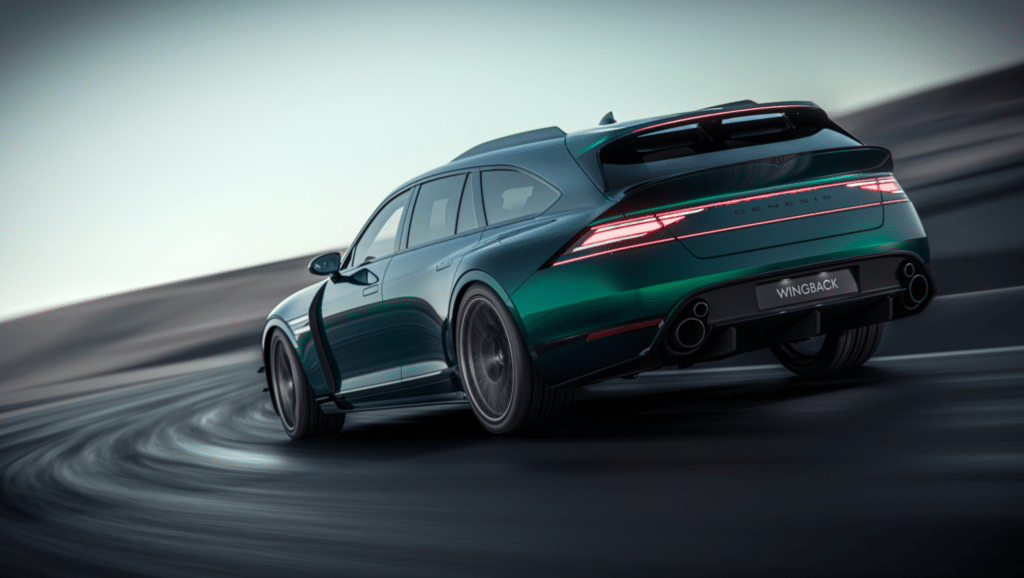 제네시스 G90 윙백 콘셉트 디자인