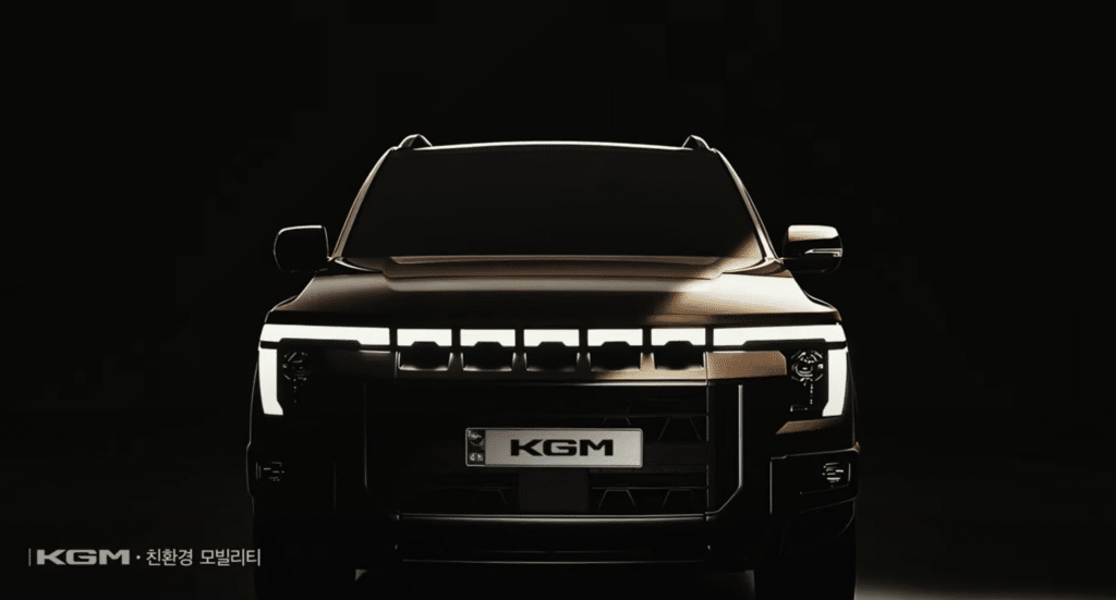 심상치 않더니 KGM Q300 출시