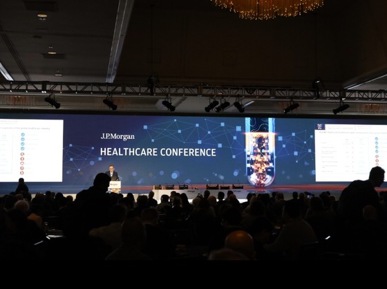  The Westin St. Francis Hotel Grand Ballroom in San Francisco, California, U.S., where the J.P. Morgan Healthcare Conference is being held on Monday / Provided by JP Morgan