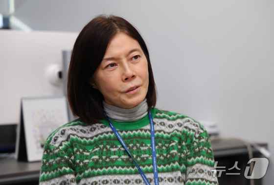 Nam Soo-yeon, President of R&D at CHA Biotech, is being interviewed by News1 at the Cha Biotech Complex in Bundang-gu, Seongnam-si, Gyeonggi Province on January 8 / News1