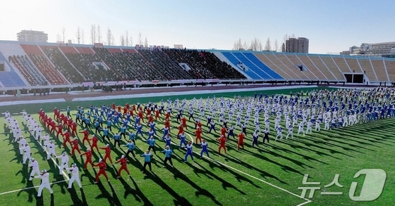  The Rodong Sinmun, the official newspaper of North Korea\'s Workers\' Party, reported on Monday that people across the country held mass sports activities to mark the first Sports Day of the new year / Rodong Sinmun