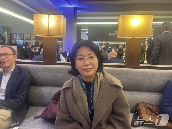  Yang Eun-young, Vice President of Cha Bio Group, met with News1 at an undisclosed location in San Francisco, U.S., on Wednesday 2026.1.14 / News1