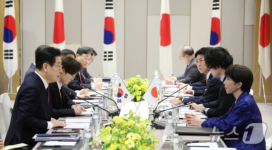  13President Lee Jae Myung and Japanese Prime Minister Sanae Takaichi are holding an expanded meeting at the meeting venue in Nara Prefecture, Japan, on Tuesday 2026.1.13 / News1