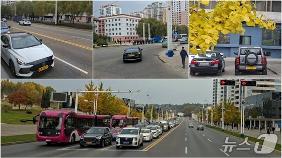  Private cars commonly seen in Pyongyang in 2025. Passenger cars with yellow license plates are private vehicles / Provided by the Peace Economy Research Institute