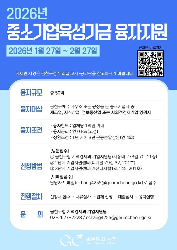 이미지 = 중소기업육성기금 융자지원 홍보물