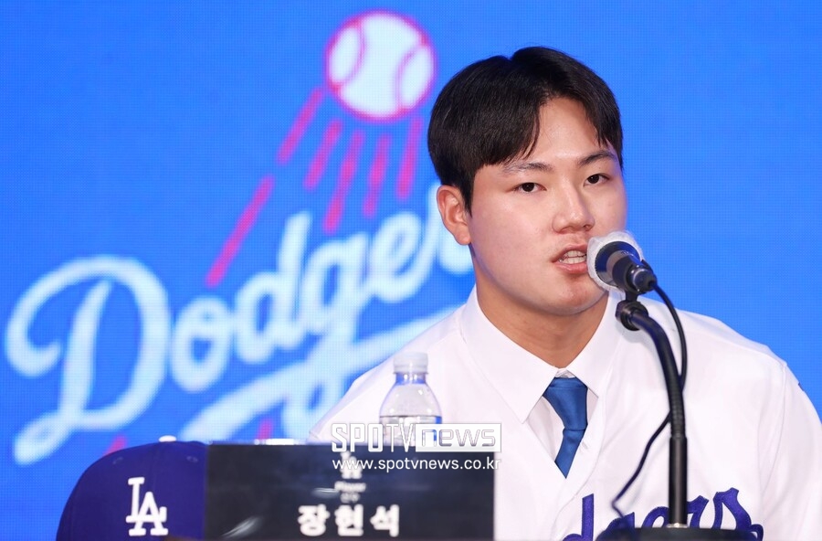 ▲ 한때 20위 수준까지 올랐던 장현석의 팀 내 유망주 랭킹은 30위 밖으로 밀릴 우려가 제기되고 있다 ⓒ곽혜미 기자