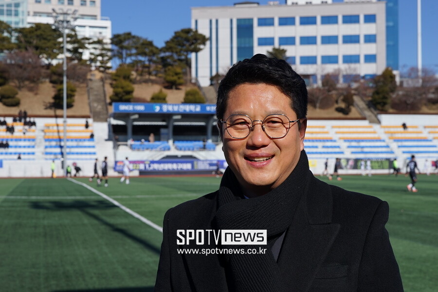 ▲ 한국대학축구연맹 박한동 회장.