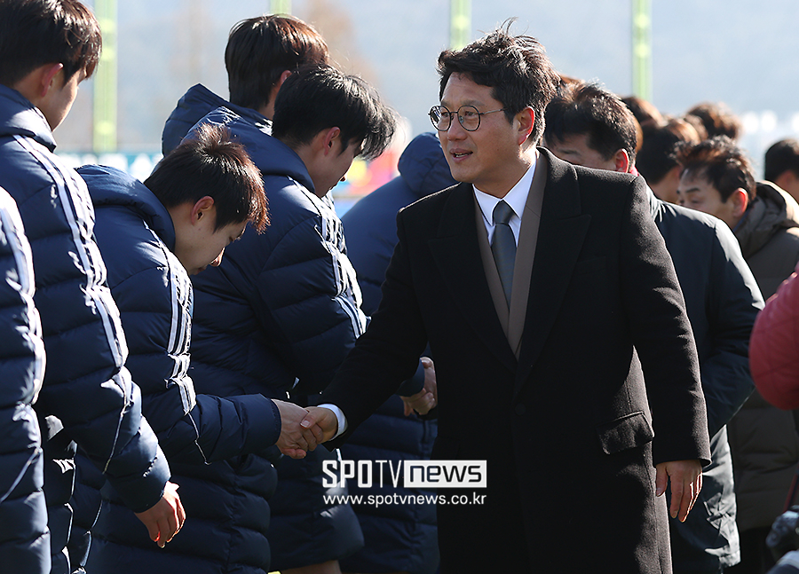▲ 한국대학축구연맹 박한동 회장 ⓒ곽혜미 기자