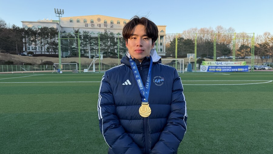 ▲ 중앙대 주장 이현빈. ⓒ한국대학축구연맹