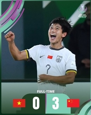 ▲ 중국축구는 새 역사를 쓰고 있다. 조별리그 1승 2무로 간신히 8강에 오른 뒤 우즈베키스탄과 0-0으로 비긴 후 승부차기 승리, 그리고 베트남 완파까지. 단 두 번의 승리로 아시안컵 결승 무대에 도달했다. 중국 U-23 역대 첫 쾌거다. 무엇보다 이번 대회 5경기 연속 무실점이 인상깊다. ⓒ 아시아축구연맹