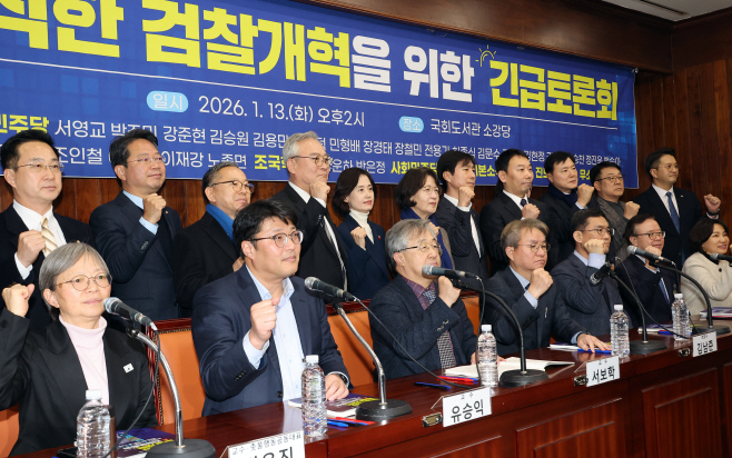 바람직한 검찰개혁을 위한 긴급 토론회<YONHAP NO-3573>