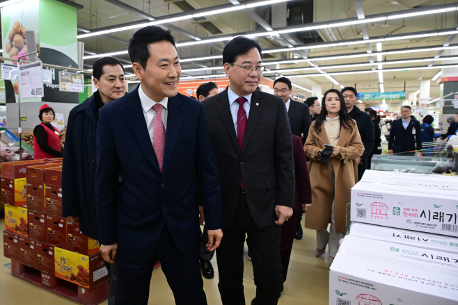 장동혁, 물가점검 현장 방문