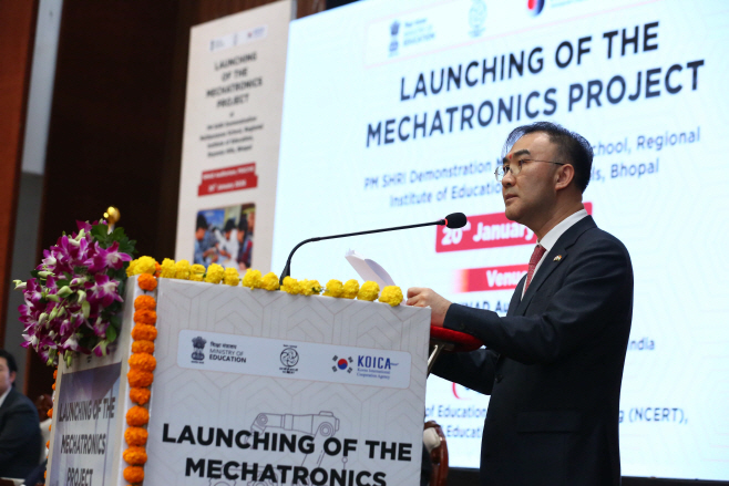 사진2. 주인도대한민국대사 축사