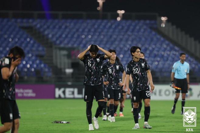 U-23 축구대표팀, 아시안컵 3·4위전 패배