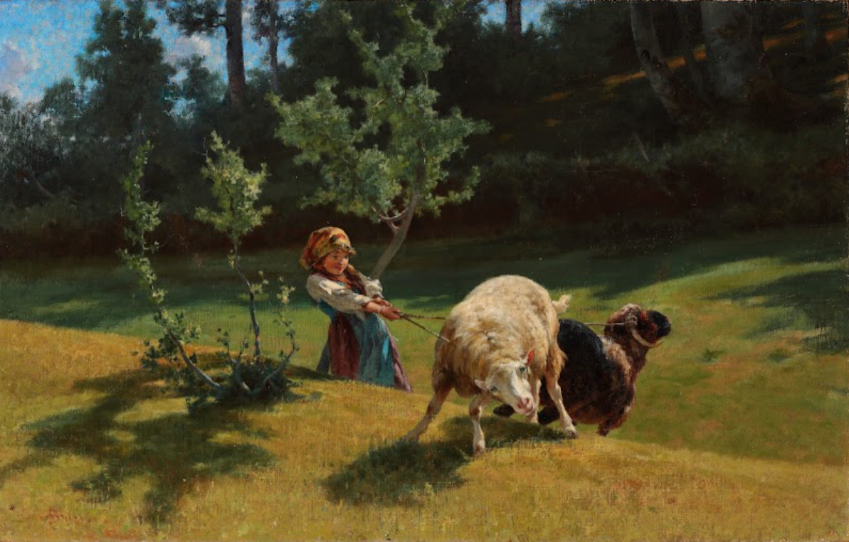 스테파노 브루치(그로팔로, 피아첸차, 1835 – 피아첸차, 1911)｜반항아들｜1890-1895｜Oil on canvas｜71 × 113 cm. [사진제공=리치오디미술관]