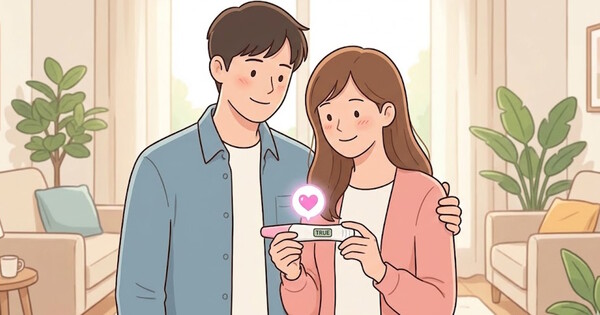 사랑도 임신테스트기처럼 확인할 수 있으면 좋을까. 첨부된 일러스트는 이해를 돕기 위해 AI로 생성한 이미지를 재편집한 것. ⓒ 허프포스트코리아