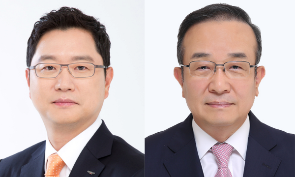 왼쪽부터 윤웅섭 일동제약 회장, 박대창 일동홀딩스 회장 ⓒ 일동제약