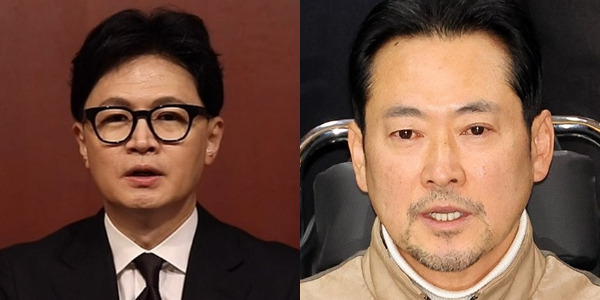 한동훈 전 국민의힘 대표(왼쪽)와 장동혁 국민의힘 대표. ⓒ연합뉴스