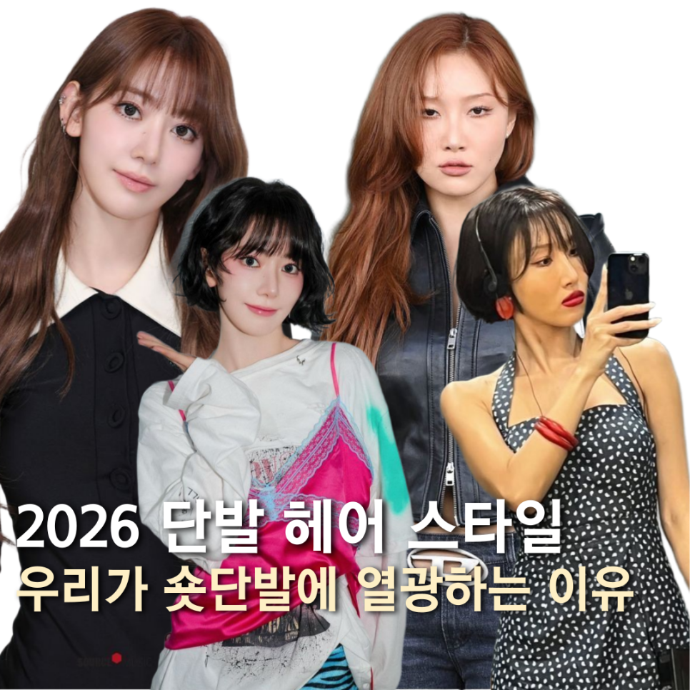 2026 단발 헤어스타일 여자 숏단발에 열광하는 이유 | 뷰리진