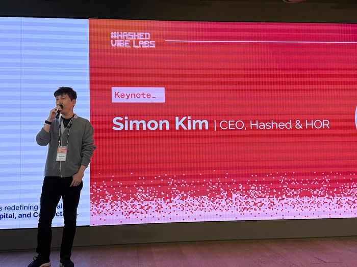 김서준 해시드 대표가 30일 서울 강남구 해시드 라운지에서 열린 