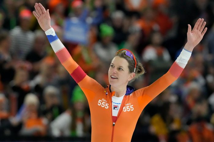 네덜란드 빙속의 상징 이레인 뷔스트. ⓒ AP=뉴시스