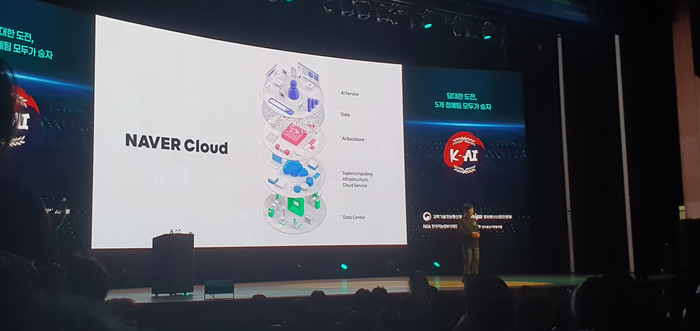 성낙호 네이버클라우드 전무가 2025년 12월 30일 코엑스 오디토리움에서 열린 
