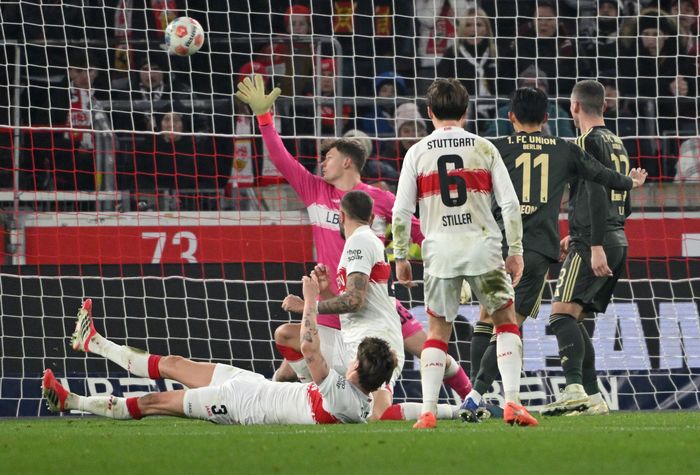 교체 투입 8분 만에 동점골을 터뜨린 정우영. ⓒ AP=뉴시스