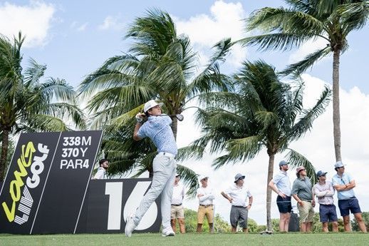 지난해 LIV 골프에서 약 24억원 벌어들인 장유빈. ⓒ LIV 골프