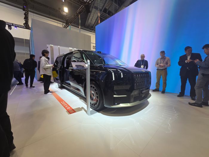 CES 2026에 참가한 지리자동차그룹 부스에 전시된 지커 009 모델. ⓒ데일리안 정진주 기자