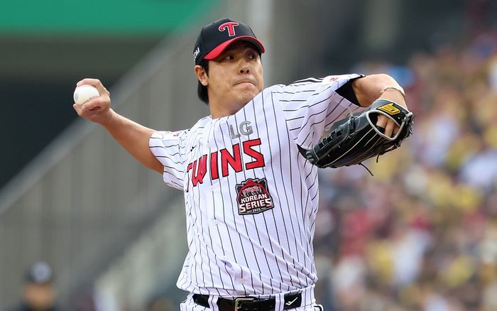 40대 나이에 2+1년의 비FA다년계약을 보장 받은 LG 김진성. ⓒ 뉴시스