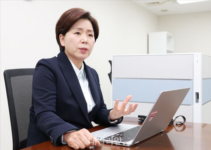 양향자 국민의힘 최고위원이 지난 8일 오전 서울 여의도 국회에서 데일리안과 인터뷰를 하고 있다. ⓒ데일리안 홍금표 기자