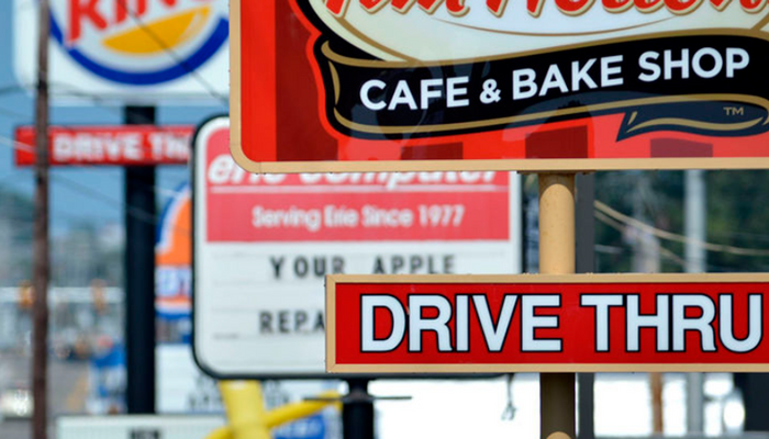미국 펜실베이니아주에 위치한 한 쇼핑가. ⓒAP/뉴시스