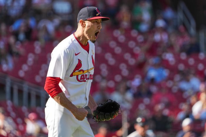 세인트루이스 필승조 라일리 오브라이언. ⓒ AP=뉴시스