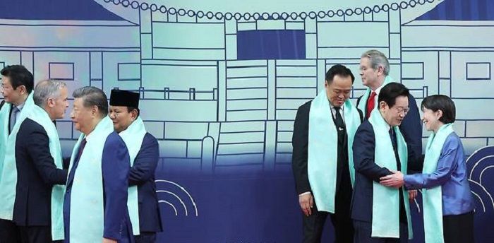 지난해 11월 31일부터 1박 2일 일정으로 경주에서 열린 아시아·태평양경제협력체(APEC) 정상회의가 폐막하고 있는 모습. ⓒ 데일리안 DB