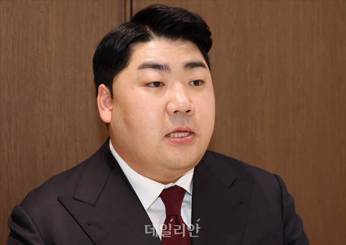 김민태 국민의힘 부대변인이 서울 여의도의 한 카페에서 데일리안과 인터뷰를 하고 있다. ⓒ데일리안 홍금표 기자