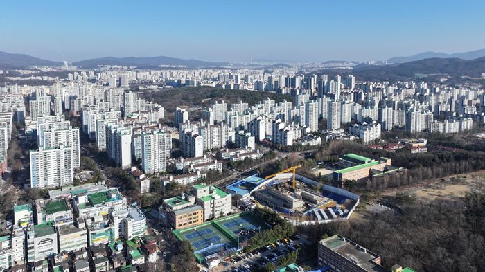 성남 분당 노후계획도시 전경. ⓒ성남시 제공