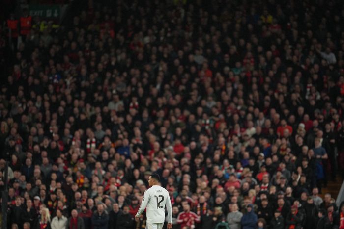 알렉산더-아놀드는 지난해 11월 챔피언스리그서 친정팀 안필드를 방문했다. ⓒ AP=뉴시스