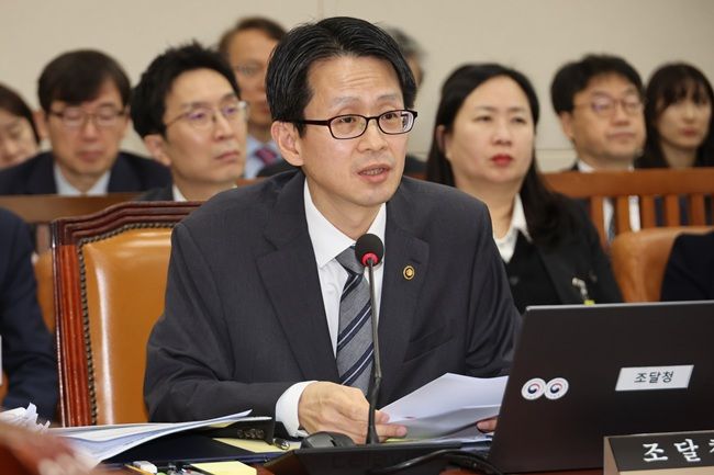 백승보 조달청장. ⓒ조달청