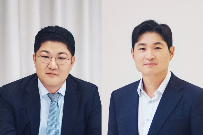 이병만 코스맥스 부회장(왼쪽), 이병주 코스맥스비티아이 부회장. ⓒ코스맥스그룹