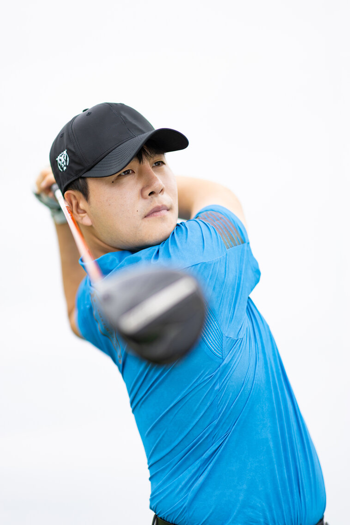 올 시즌 LIV 골프의 코리안골프클럽 멤버로 합류한 김민규. ⓒ 웅빈매니지먼트