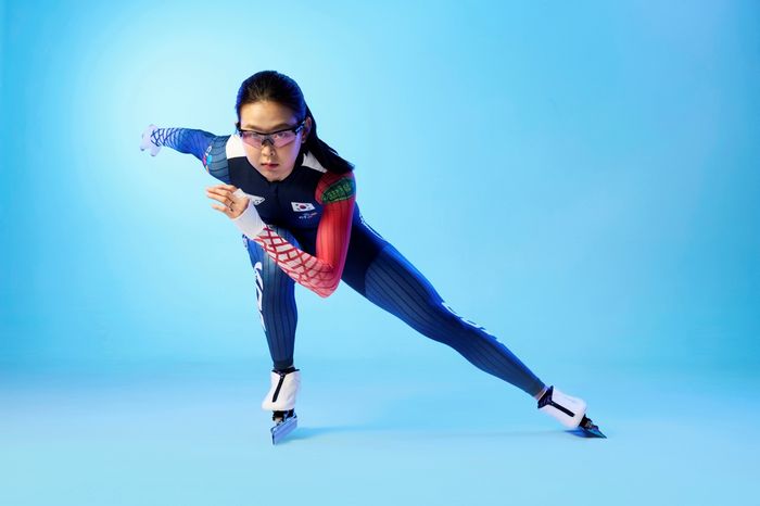 스피드스케이팅 김민선. ⓒ CJ