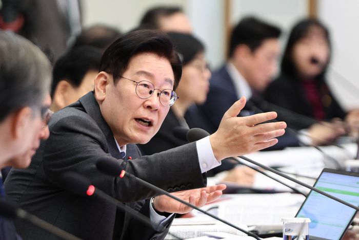 이재명 대통령이 20일 청와대에서 열린 국무회의에서 발언하고 있다. ⓒ청와대통신사진기자단