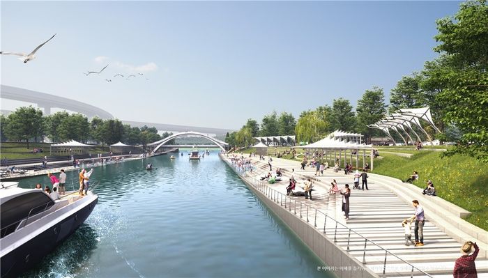 송도 워터프런트 1-2단계 조감도 ⓒ 인천경제자유구역청 제공