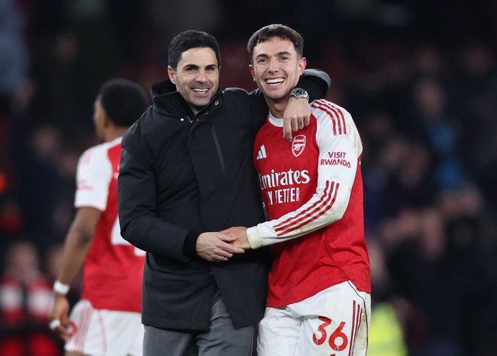 아스날의 미켈 아르테타 감독. ⓒ AP/연합뉴스