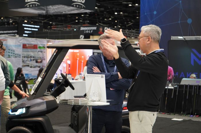 PGA쇼2026 메이트모빌리티 싱글 글로벌딜러상담현장. ⓒ 메이트모빌리티