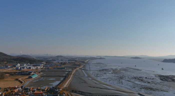 김포시 대곳면 대명리 일대 염하강 전경 ⓒ 김포시 제공