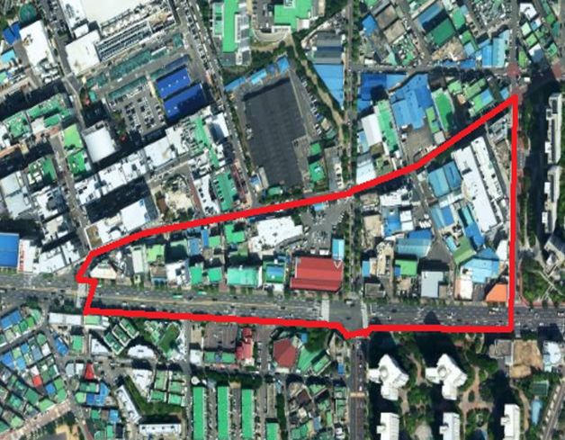 부천 약대1지구 사업대상지 전경ⓒ